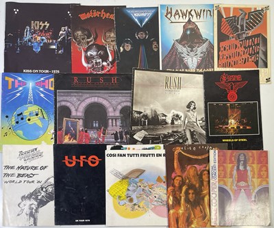 Lot 380 - ROCK / HARD ROCK / HEAVY METAL CONCERT AND TOUR PROGRAMME COLLECTION.