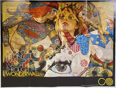Lot 402 - THE BEATLES INTEREST - ORIGINAL WONDERWALL POSTER.