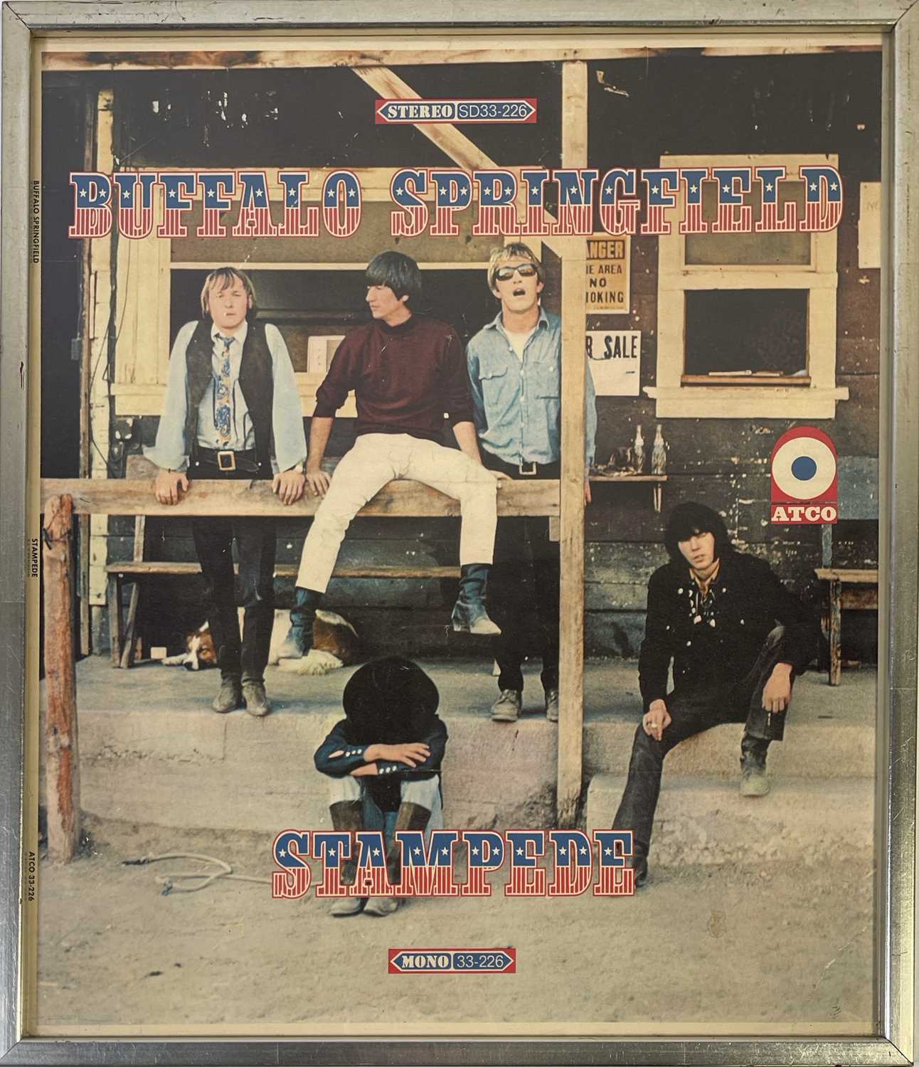 Lot 403 - BUFFALO SPRINGFIELD - STAMPEDE PROMO POSTER / PROOF DESIGN.
