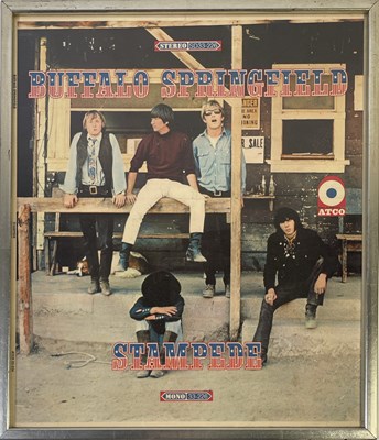 Lot 403 - BUFFALO SPRINGFIELD - STAMPEDE PROMO POSTER / PROOF DESIGN.