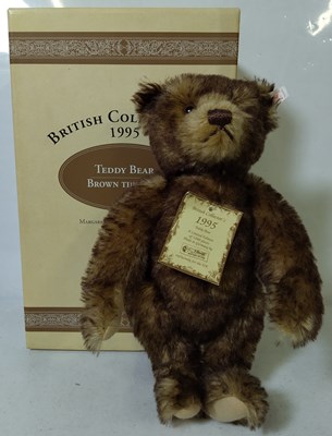 Lot 145 - Steiff British Collectors Teddy Bear Brown Tipped 35 1995