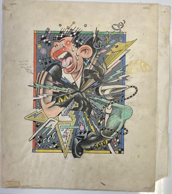 Lot 82 - BUSH HOLLYHEAD ORIGINAL ARTWORK - 'POP'.