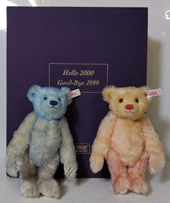 Lot 222 - Steiff Hello/Goodbye Barenset Bears 'Hello-Goodbye'