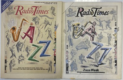 Lot 84 - BUSH HOLLYHEAD ORIGINAL WORK - RADIO TIMES JAZZ WEEK COVER.