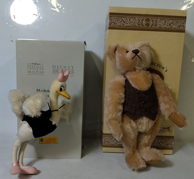 Lot 360 - Steff Teddy Bears x 2 - Mademoiselle UPANOVA Disney, British Collectors 1996