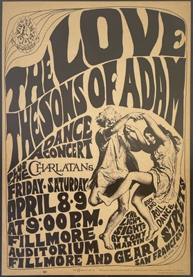 Lot 411 - WEST COAST PSYCHEDELIA - LOVE - FD-004WES WILSON DESIGNED 1966 POSTER.