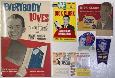 Lot 79 - DICK CLARK / AMERICAN BANDSTAND - COLLECTION OF ORIGINAL US ADVERTISING MATERIAL.