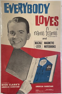 Lot 79 - DICK CLARK / AMERICAN BANDSTAND - COLLECTION OF ORIGINAL US ADVERTISING MATERIAL.