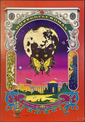 Lot 414 - WEST COAST PSYCHEDELIA - 1968 HEADSHOP POSTER - BOB FRIED.