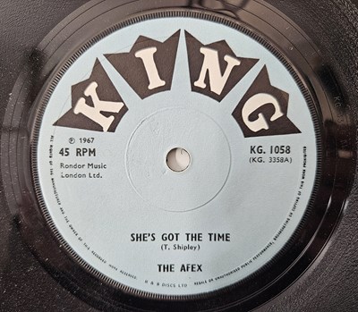 Lot 55 - THE AFEX - SHE'S GOT THE TIME 7" (ORIGINAL UK COPY - KING KG 1058)