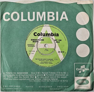 Lot 61 - THE BAMBOO SHOOT - THE FOX HAS GONE TO GROUND 7" (ORIGINAL UK PROMO COPY - COLUMBIA DB 8370)