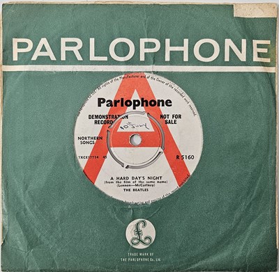 Lot 62 - THE BEATLES - A HARD DAY'S NIGHT C/W THINGS WE SAID TODAY 7" (ORIGINAL UK PROMO COPY - PARLOPHONE R 5160)