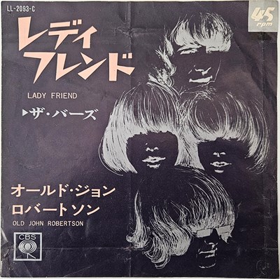 Lot 63 - THE BYRDS - LADY FRIEND 7" (ORIGINAL JAPANESE P/S COPY - CBS LL-2093-C)