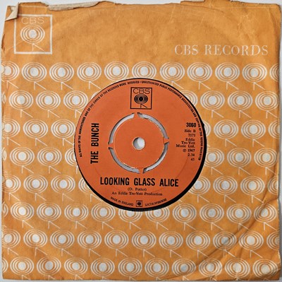 Lot 64 - THE BUNCH - SPARE A SHILLING C/W LOOKING GLASS ALICE 7" (ORIGINAL UK STOCK COPY - CBS 3060)
