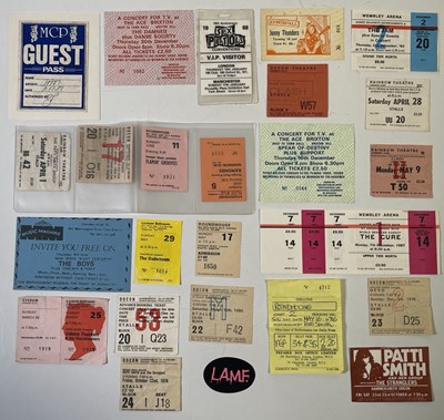 Lot 473 - PUNK TICKETS AND PASSES.