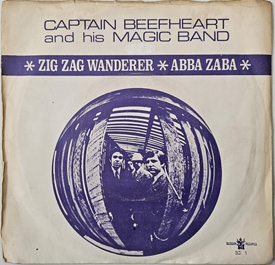 Lot 65 - CAPTAIN BEEFHEART AND HIS MAGIC BAND - ZIG ZAG WANDERER C/W ABBA ZABA 7" (ORIGINAL DUTCH P/S COPY - BUDDAH BD 1)