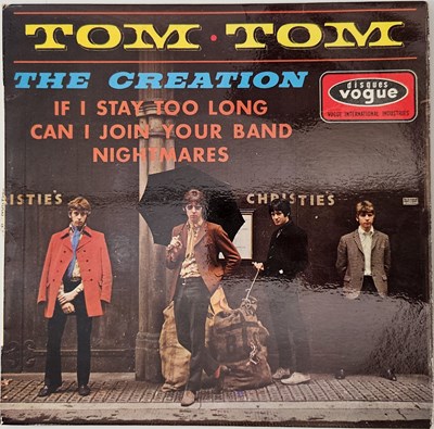 Lot 91 - THE CREATION - TOM TOM EP (ORIGINAL FRENCH COPY - DISQUES VOGUE INT 18144)
