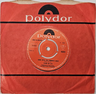 Lot 213 - FLEUR DE LYS - GONG WITH THE LUMINOUS NOSE 7" (POLYDOR 56251 - UK ORIGINAL PRESSING)