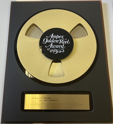 Lot 271 - PHIL COLLINS AMPEX GOLD REEL AWARD.