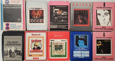 Lot 75 - LOU REED, JOHN CALE, AND VELVET UNDERGROUND 8-TRACK COLLECTION