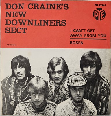 Lot 197 - DON CRAINE'S NEW DOWNLINES SECT - I CAN'T GET AWAY FROM YOU C/W ROSES 7" (ORIGINAL SWEDISH P/S COPY - PYE 7N 17261)