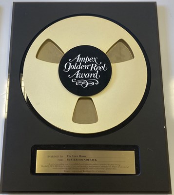 Lot 272 - PHIL COLLINS AMPEX GOLD REEL AWARD. PHIL COLLINS AMPEX GOLD REEL AWARD.