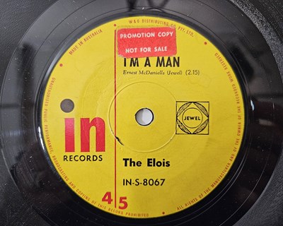 Lot 199 - THE ELOIS - I'M A MAN 7" (ORIGINAL AUSTRALIAN COPY - IN RECORDS IN-S-8067 - PROMO COPY)