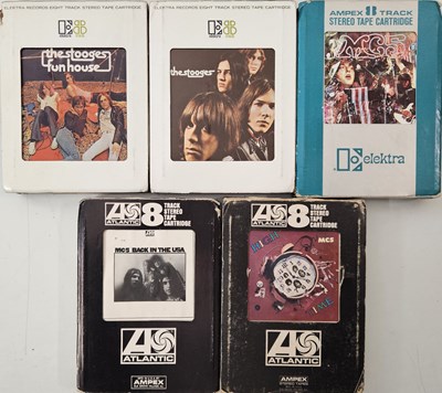 Lot 80 - THE STOOGES AND MC5 8-TRACK COLLECTION