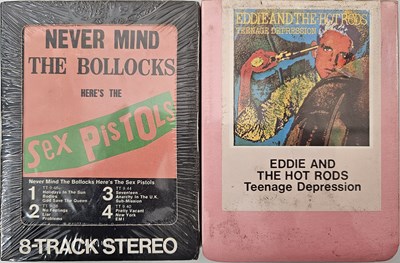 Lot 81 - EDDIE AND THE HOT RODS AND SEX PISTOLS 8-TRACK COLLECTION
