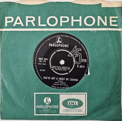 Lot 300 - DAVY JONES (BOWIE) - YOU'VE GOT A HABIT OF LEAVING 7" (ORIGINAL UK COPY - PARLOPHONE R 5315)