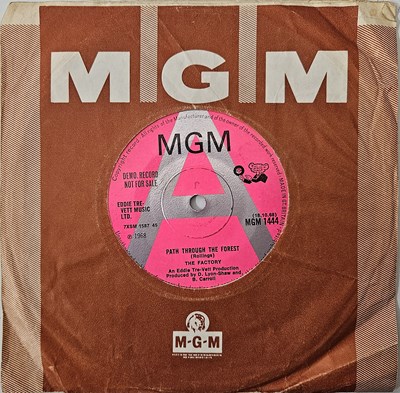 Lot 303 - THE FACTORY - PATH THROUGH THE FOREST 7" (ORIGINAL UK DEMO COPY - MGM 1444)
