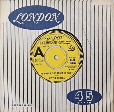 Lot 227 - WE THE PEOPLE - HE DOESN'T GO ABOUT IT RIGHT 7" (DEMO - HLH 10089)