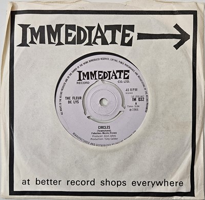 Lot 306 - THE FLEUR DE LYS - CIRCLES C/W SO COME ON 7" (ORIGINAL UK STOCK COPY - IMMEDIATE IM 032)