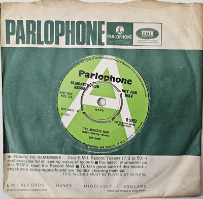 Lot 312 - THE GAME - THE ADDICTED MAN 7" (ORIGINAL UK DEMO - PARLOPHONE R 5553)