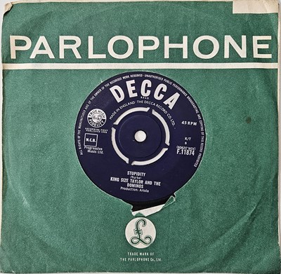 Lot 477 - KING SIZE TAYLOR AND THE DOMINOS - STUPIDITY/ BAD BOY 7" (UK DECCA - F.11874)