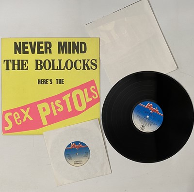 Lot 481 - SEX PISTOLS - NEVER MIND THE BOLLOCKS LP (COMPLETE ORIGINAL COPY WITH POSTER AND 7" - 'SPOTS 001')