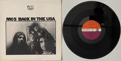 Lot 483 - MC5 - BACK IN THE USA LP (UK ORIGINAL - PLUM/ RED ATLANTIC - 2400016)