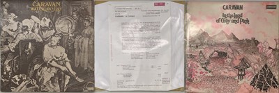 Lot 133 - CARAVAN - LP PACK (INC BBC TRANSCRIPTION RARITY)