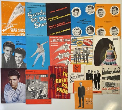 Lot 102 - EARLY 60s PROGRAMMES INC DION / BRIAN POOLE / ROY ORBISON
