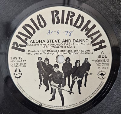 Lot 245 - RADIO BIRDMAN - ALOHA STEVE AND DANNO 7" (TRS 12 - ORIGINAL AUSTRALIAN PRESSING)