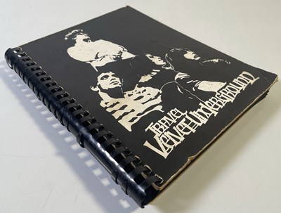 Lot 364 - THE VELVET UNDERGROUND - BILL'S SCRAPBOOK - ORIGINAL PROMO MATERIALS AND MORE.