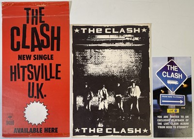 Lot 482 - PUNK INTEREST - THE CLASH - ORIGINAL 'HITSVILLE UK' PROMO DISPLAY.