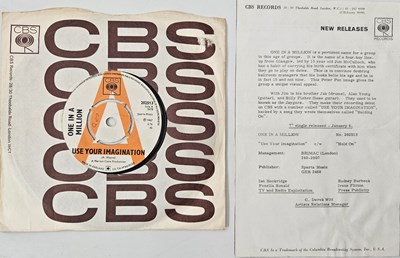 Lot 248 - ONE IN A MILLION - USE YOUR IMAGINATION 7" (PROMO - CBS 202513)