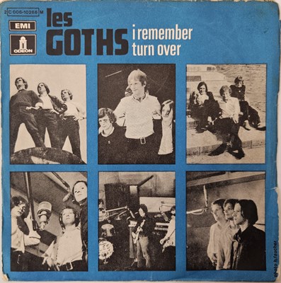 Lot 249 - LES GOTHS - I REMEMBER / TURN OVER 7" (ODEON 2C 006-10266 M)