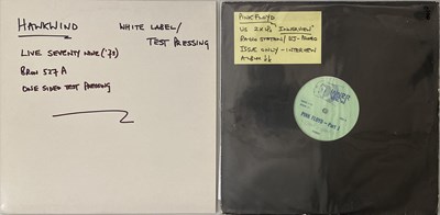 Lot 167 - PINK FLOYD/ HAWKWIND - LP PROMO/ TEST PRESSINGS PACK