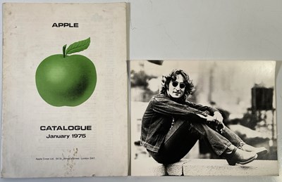 Lot 342 - THE BEATLES - APPLE 1975 CATALOGUE.