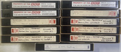 Lot 158A - DOCTOR WHO - BATTLEFIELD (1989) - VHS TAPES CONTAINING LOCATION RUSHES.
