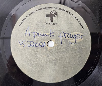 Lot 183 - SEX PISTOLS - THE BIGGEST BLOW (A PUNK PRAYER BY RONALD BIGGS) 12" ACETATE (VS 22012)