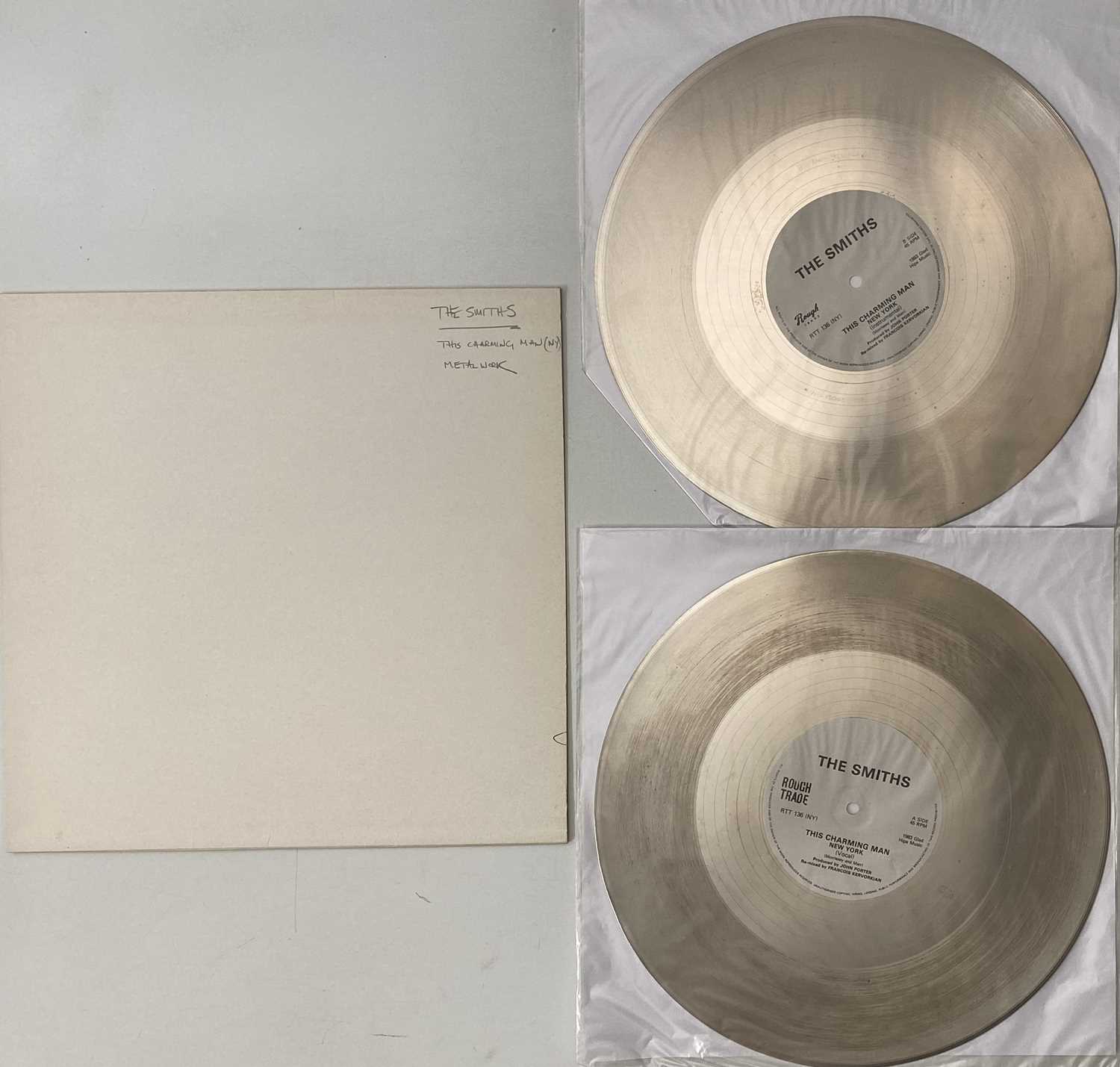 Lot 184 - THE SMITHS - THIS CHARMING MAN NEW YORK 12" (RTT 136 (NY) - METAL WORK PLATE)