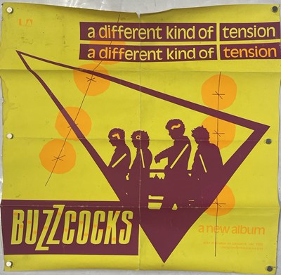 Lot 490 - BUZZCOCKS - DIFFERENT KIND OF TENSION PROMOTIONAL POSTER.